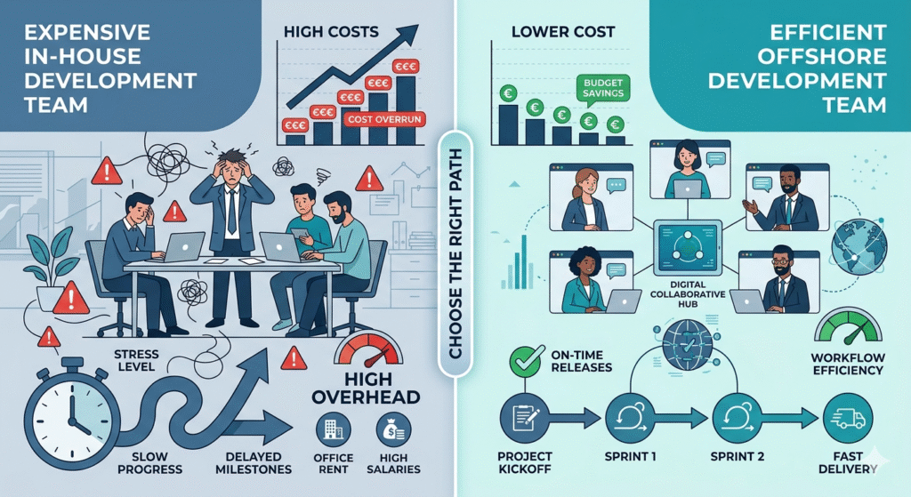key benefits of offshore development services for startups and SMEs